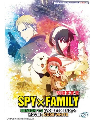ENG DUB * SPY×FAMILY SEASON 1-3 (VOL.1-50 END) + MOVIE: CODE WHITE